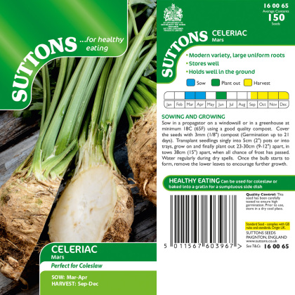 Seeds - Celeriac Mars