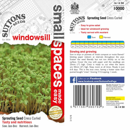 Seeds - Cress Curled