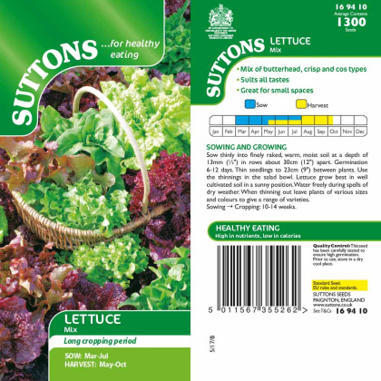 Seeds - Lettuce Mix Seeds - Lettuce Mix