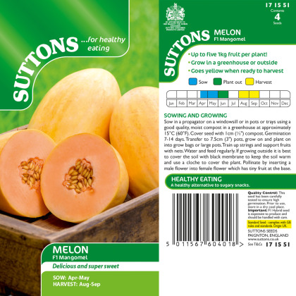 Seeds - Melon Mangomel F1 Seeds - Melon Mangomel F1