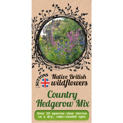 Seeds - Native British Wildflowers Country Hedgerow Mix Seeds - Native British Wildflowers Country Hedgerow Mix