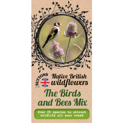 Seeds - Native British Wildflowers The Birds and Bees Mix Seeds - Native British Wildflowers The Birds and Bees Mix