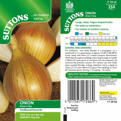 Seeds - Onion Ailsa Craig