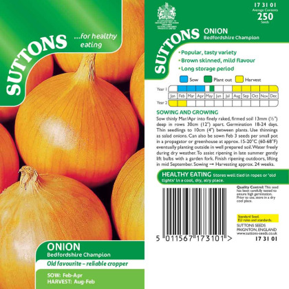 Seeds - Onion Bedfordshire Champion