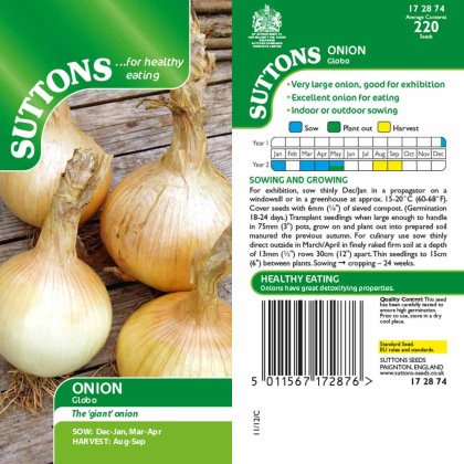 Seeds - Onion Globo
