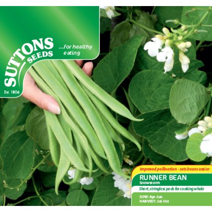 Seeds - Runner Bean Snowstorm