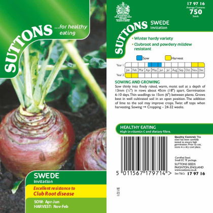 Seeds - Swede Invitation Seeds - Swede Invitation