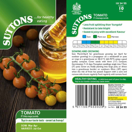 Seeds - Tomato Honeycomb F1 Seeds - Tomato Honeycomb F1
