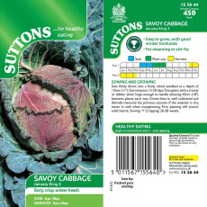 Seeds - Cabbage Savoy January King 3