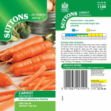 Seeds - Carrot Early Nantes 5