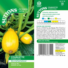Seeds - Courgette F1 Golden Griller