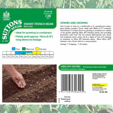 Seeds - Dwarf French Bean Mascotte