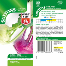 Seeds - Kohl Rabi Purple & White Vienna Mix Seeds - Kohl Rabi Purple & White Vienna Mix