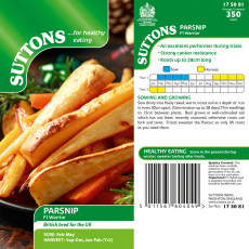 Seeds - Parsnip Warrior F1
