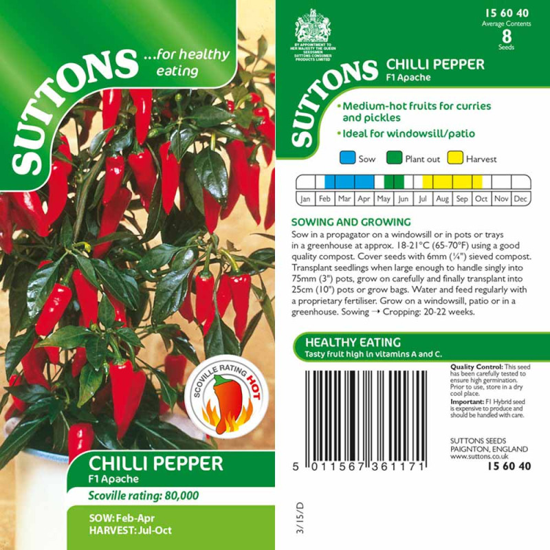 156040 Chilli Pepper F1 Apache