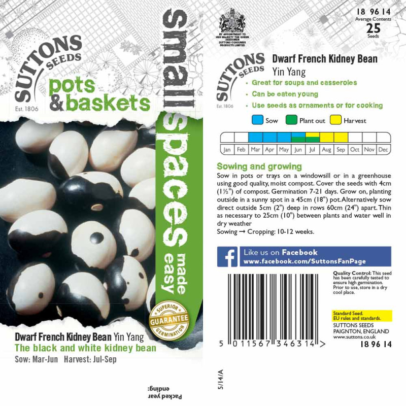 189614 Dwarf French Kidney Bean